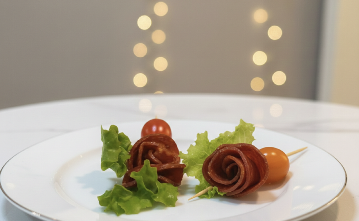 Brochetas de Pepperoni